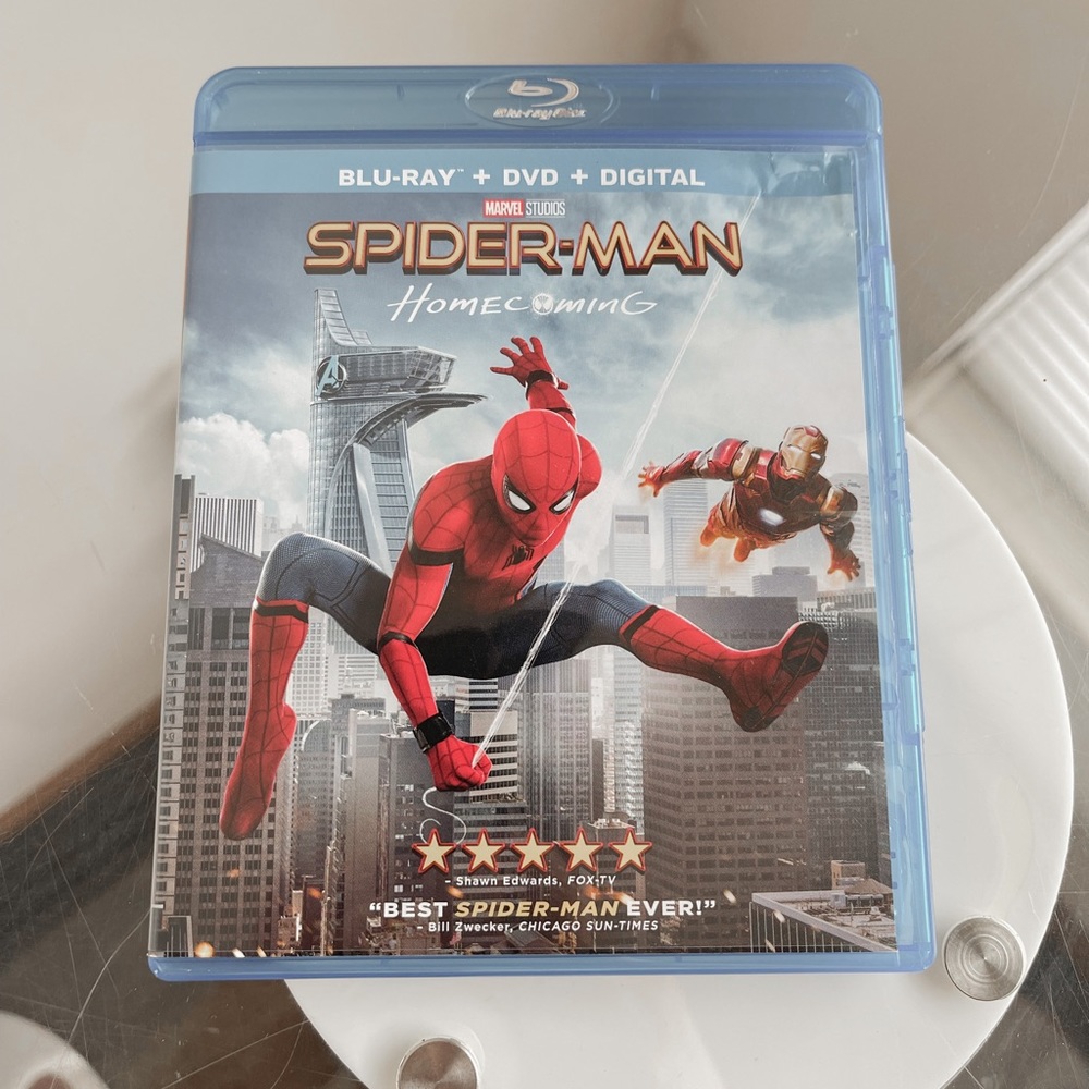 Spider-Man Homecoming Blu-Ray + DVD